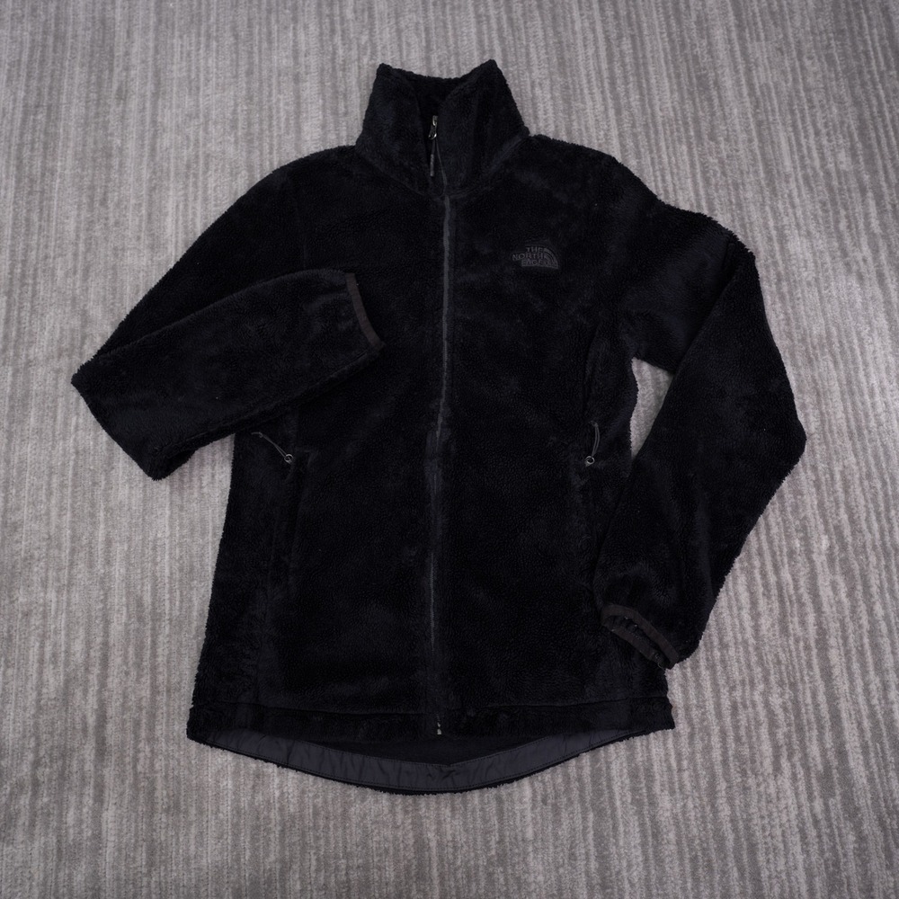 The North Face Osito Fleece Jacket Womens XS Black Excellent Full Zip Soft